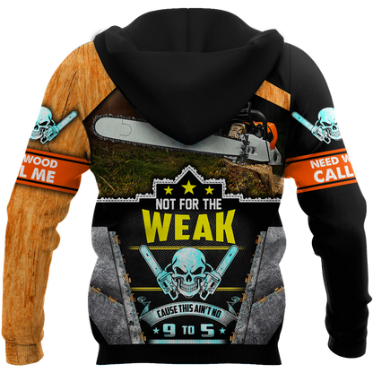 All Over Printed Chainsaw Need Wood Call Me Hoodie MEI09142006-MEI
