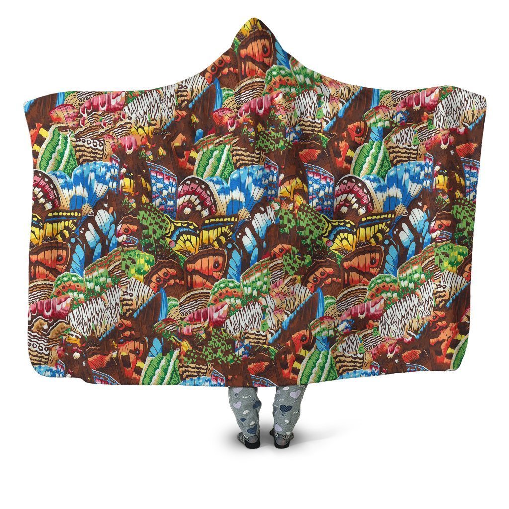 3D All Over Butterflies Art Hoodie Dress Leggings Blanket - Amaze Style™-Apparel