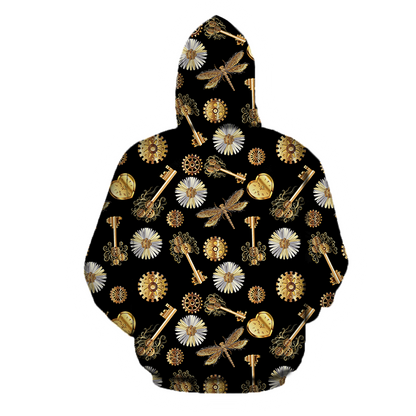 Mechanic Steampunk All Over Printed Hoodie For Men and Women TN