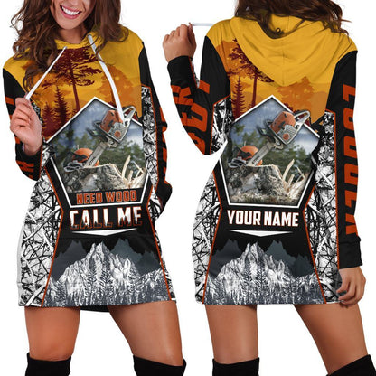 Logger Woodworking Custom Name 3D Full Printing - Amaze Style™-Apparel