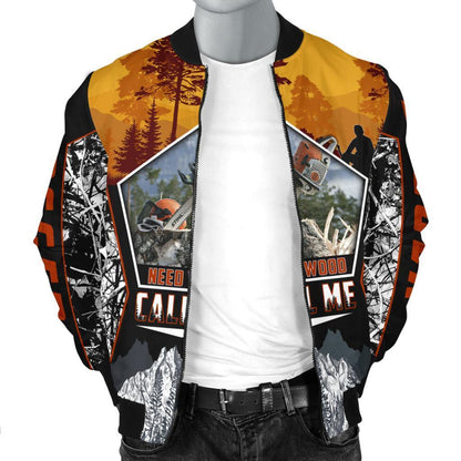 Logger Woodworking Custom Name 3D Full Printing - Amaze Style™-Apparel