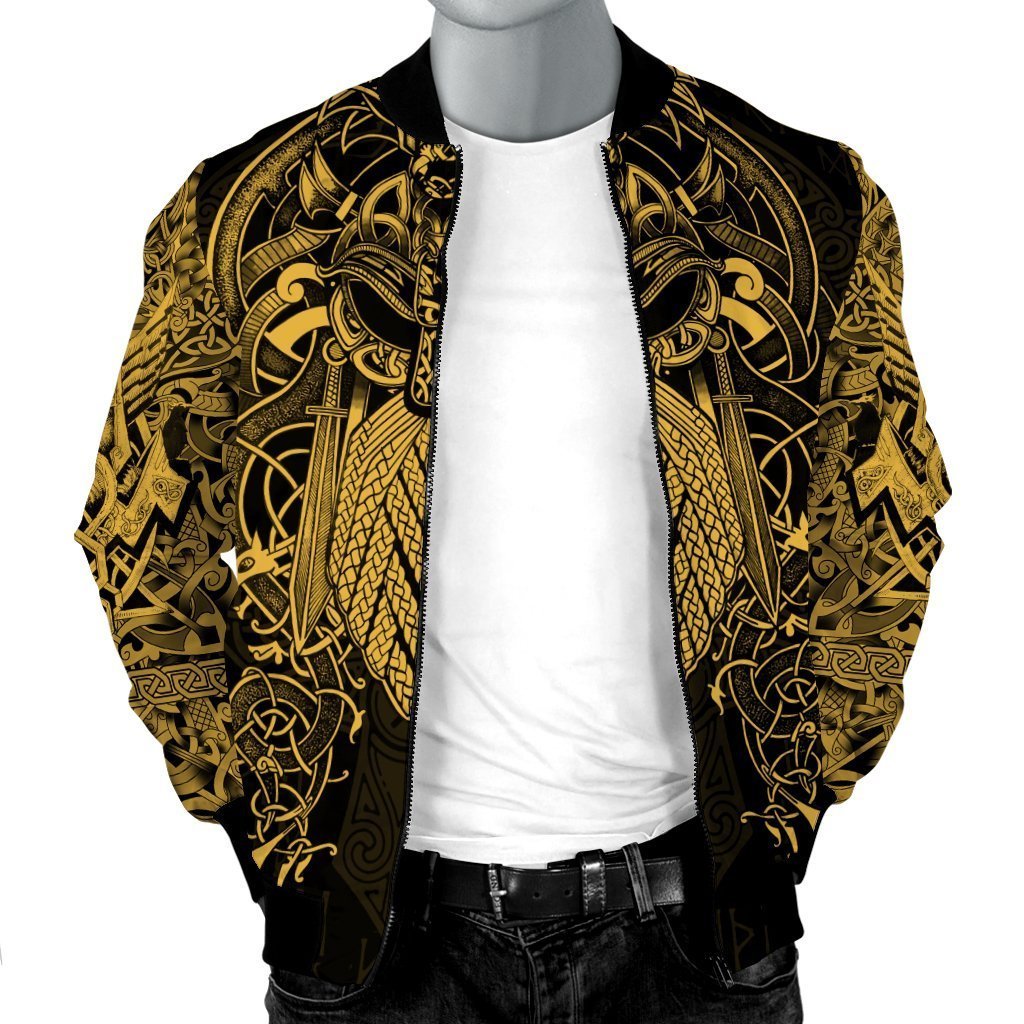 Vikings - The Raven Yellow of Odin Tattoo - Amaze Style™-Apparel