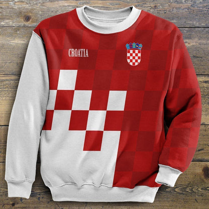 Croatia Coat Of Arms Zip Hoodie Special Version A02 - Amaze Style™-Apparel