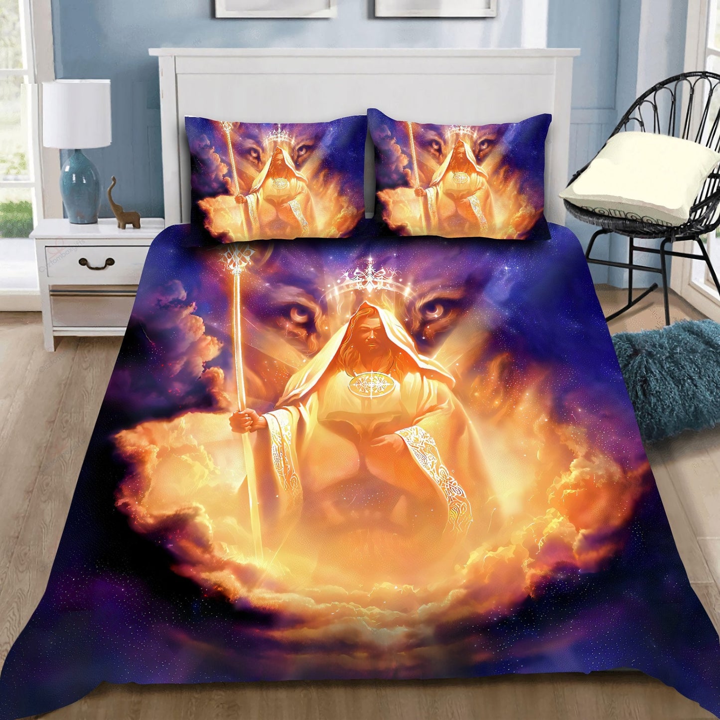 Christian Jesus Bedding Set HV