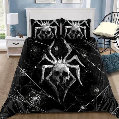 Spider Skull Bedding Set HAC210701-NM-Bedding Set-NM-Twin-Vibe Cosy™