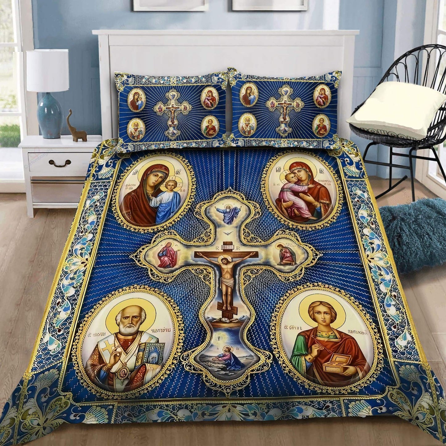 Christian Jesus Bedding Set HV