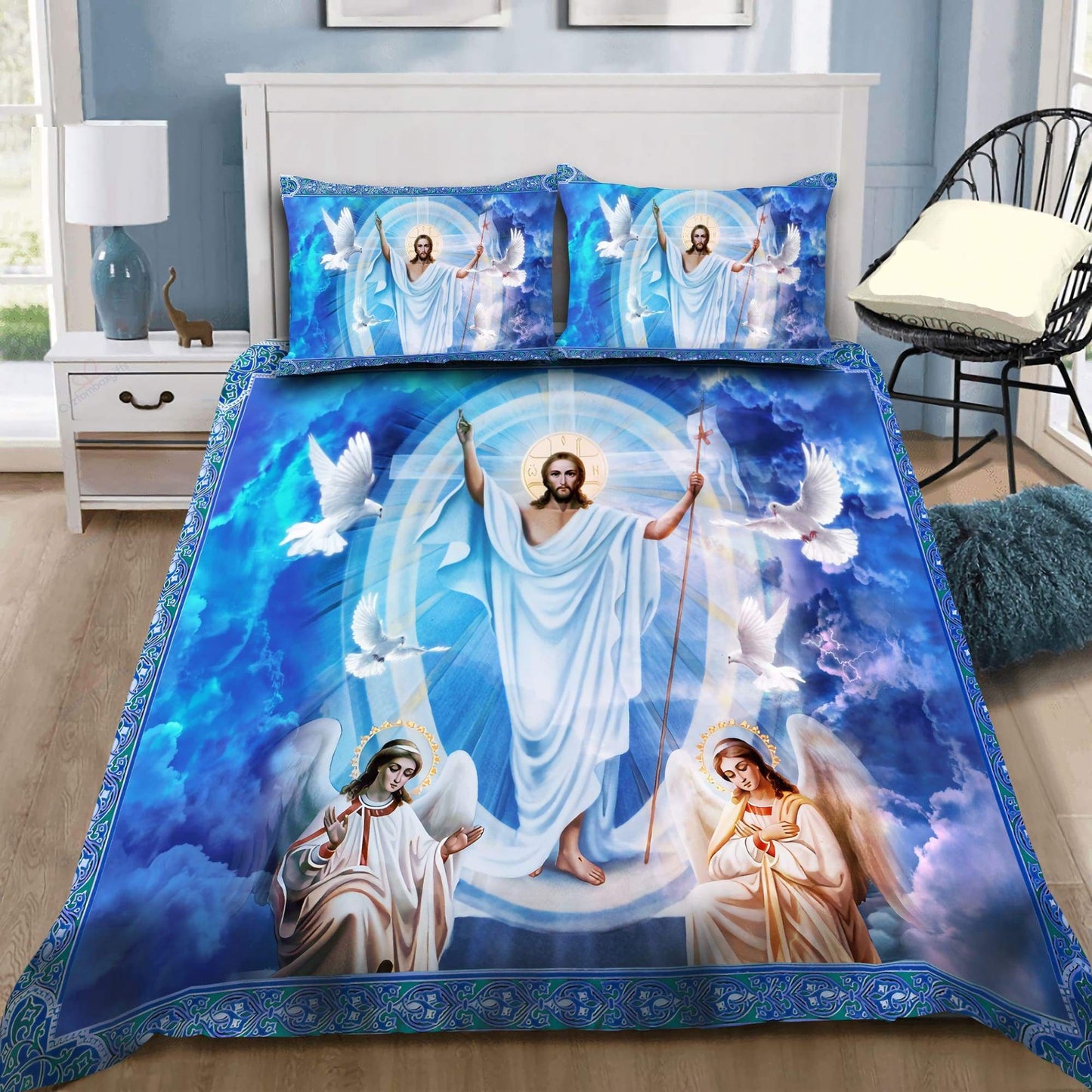 Christian Jesus Bedding Set HV