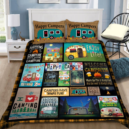 Happy Camping Bedding Set HAC140701-NM-Bedding Set-NM-Twin-Vibe Cosy™