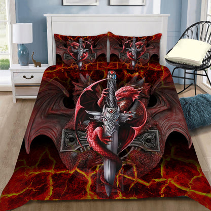 Dragon Sword Bedding Set HAC020703-NM-Bedding Set-NM-Twin-Vibe Cosy™