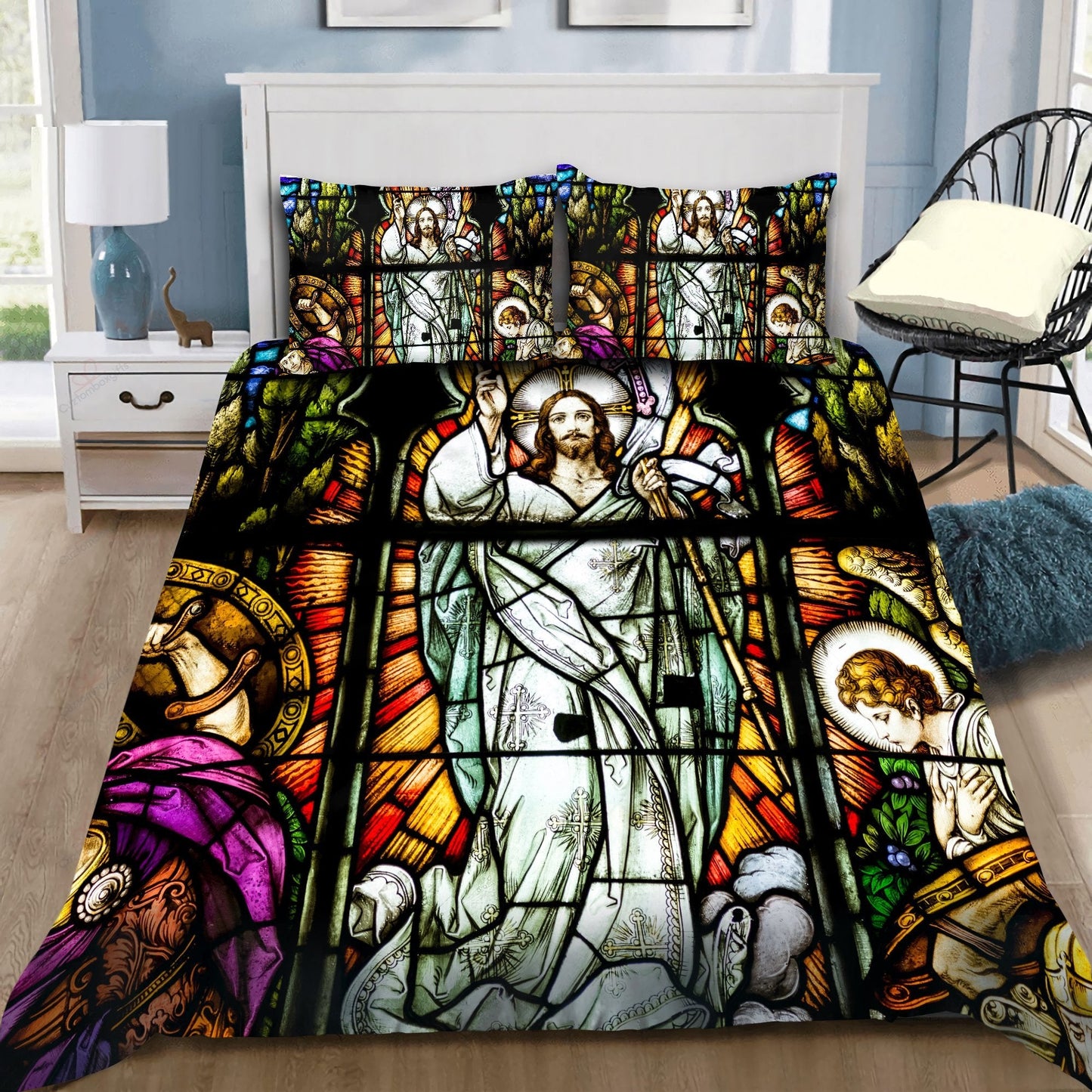Christian Jesus Bedding Set HV