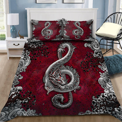 Dragon Music Art Bedding Set HAC160602-NM-Bedding Set-NM-Twin-Vibe Cosy™