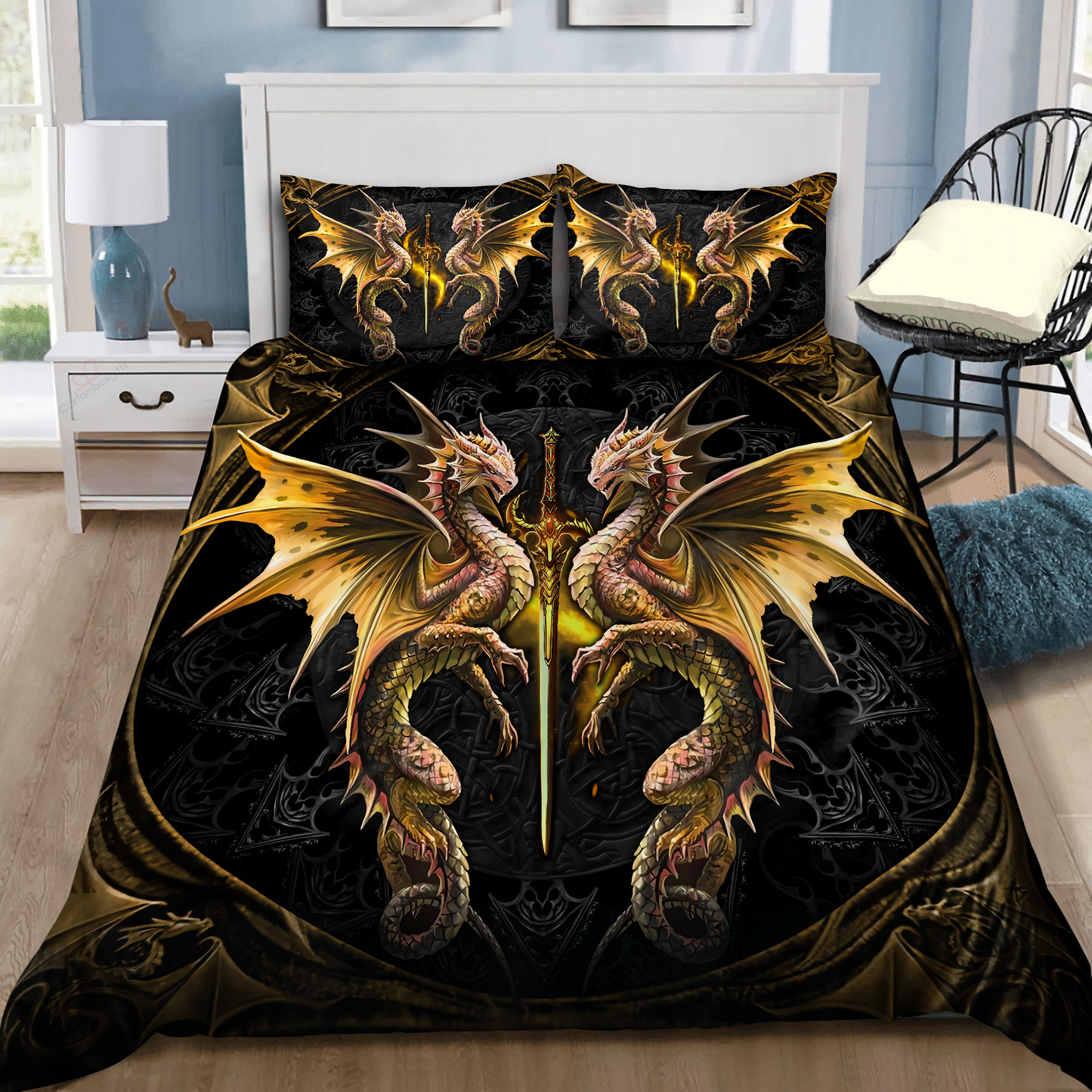 Gothic Dragon Bedding Set JJW24082002