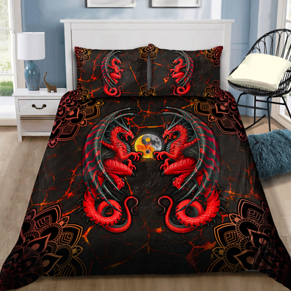 Dragons Yinyang Bedding Set TA0820206