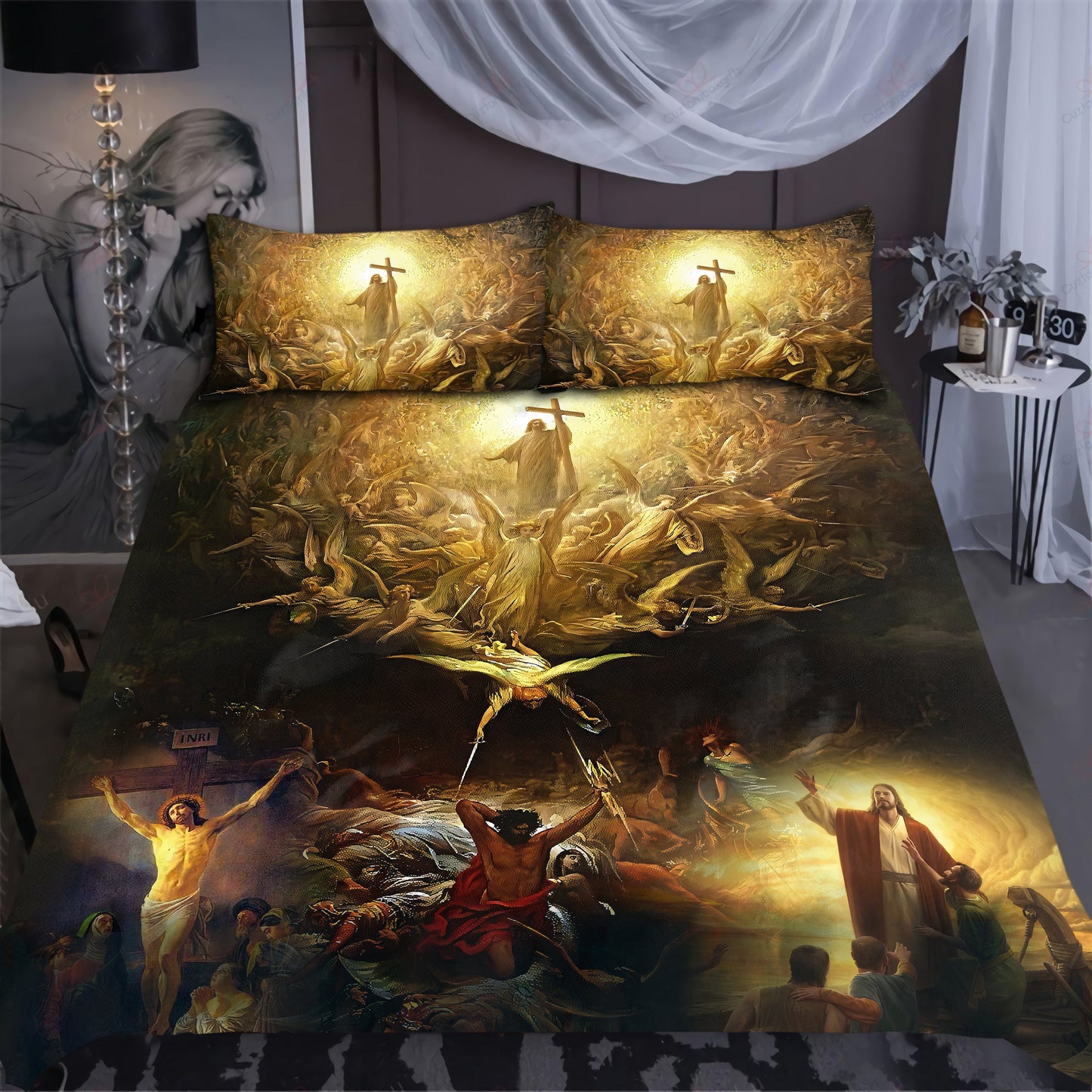 Christian Jesus Bedding Set HV