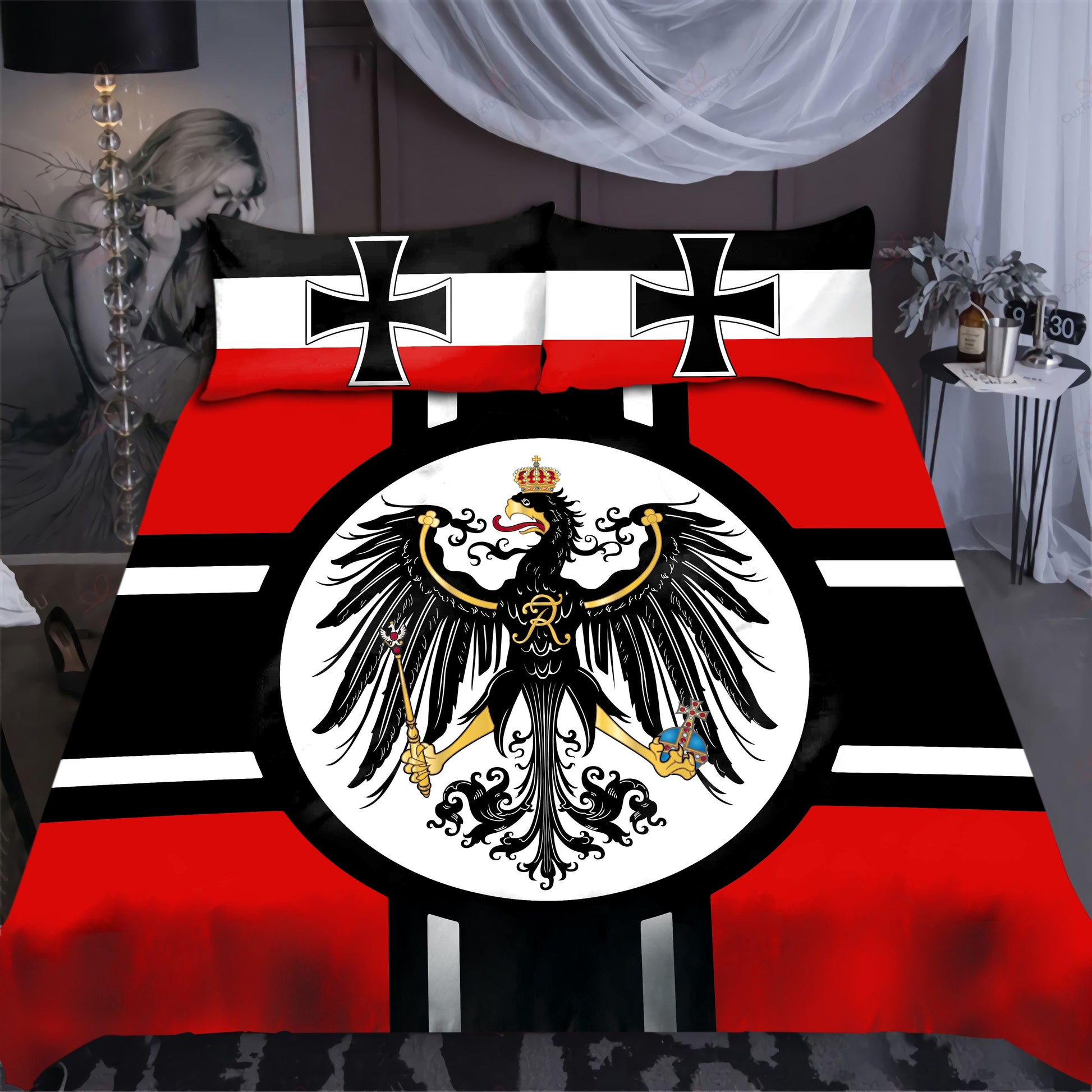 Germany Flag Bedding Set NM20062413-Bedding Set-NM-US Twin-Vibe Cosy™