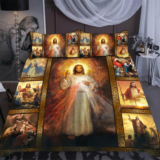 Christian Jesus Bedding Set HV