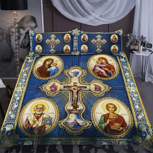 Christian Jesus Bedding Set HV