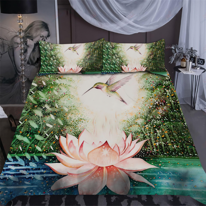 Hummingbird Lotus Bedding Set By ML MH160720