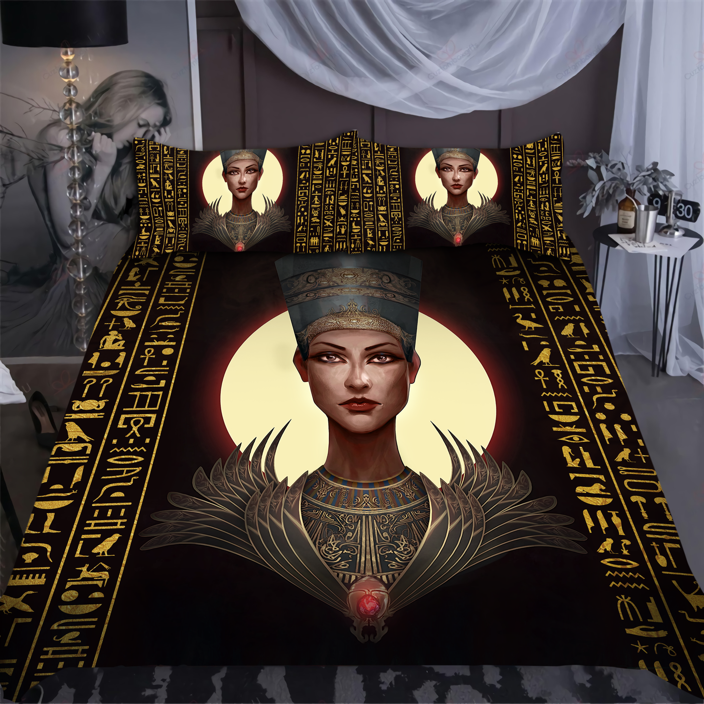Ancient Egyptian Nefertari Bedding Set JJ24062002