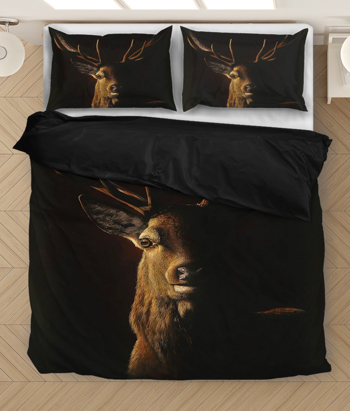Deer Portrait Bedding Set