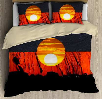 Australia Aboriginal Flag Bedding Set-HP