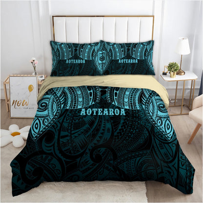 New Zealand Aotearoa Maori Bedding Set TR2207202