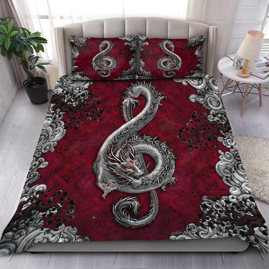 Dragon Music Art Bedding Set HAC160602-NM-Bedding Set-NM-Twin-Vibe Cosy™