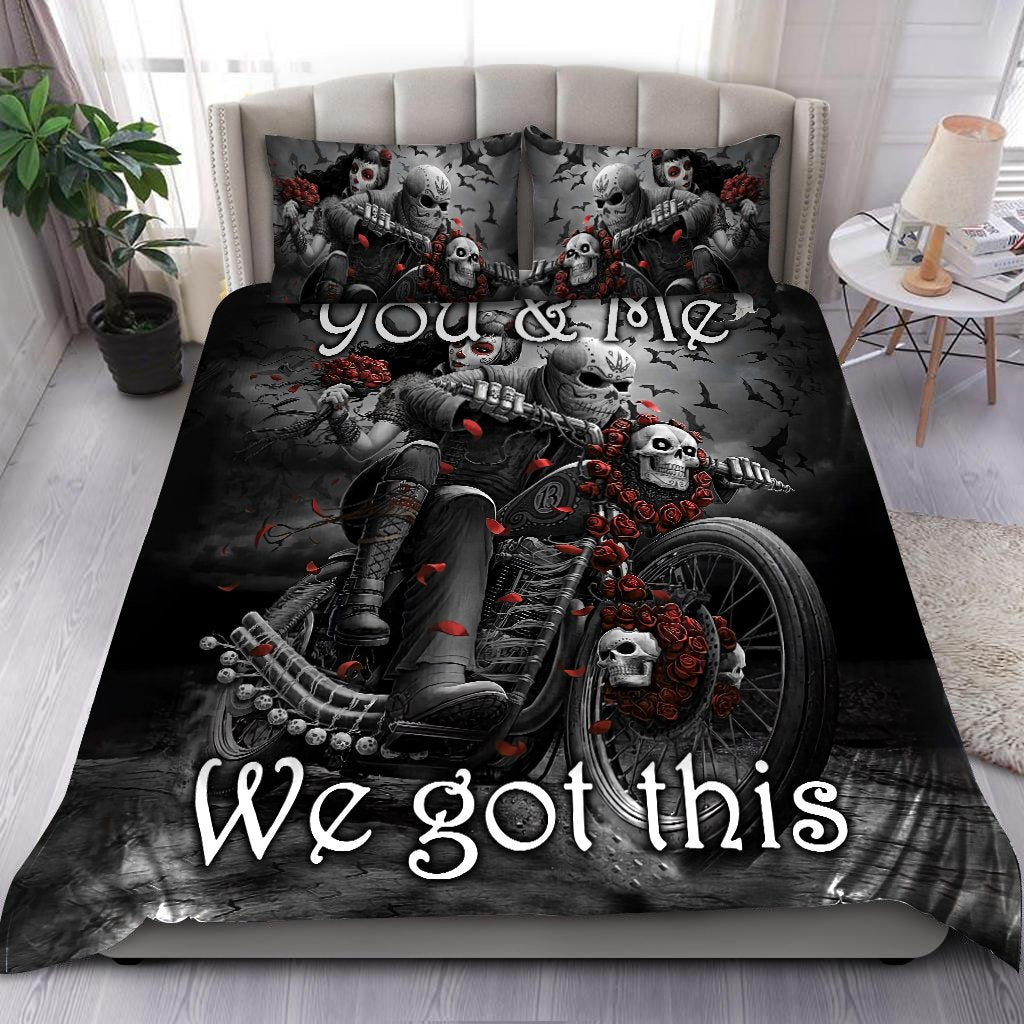 Skull Gothic Art Bedding Set HAC200703-NM-Bedding Set-NM-Twin-Vibe Cosy™