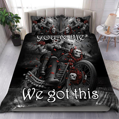 Skull Gothic Art Bedding Set HAC200703-NM-Bedding Set-NM-Twin-Vibe Cosy™