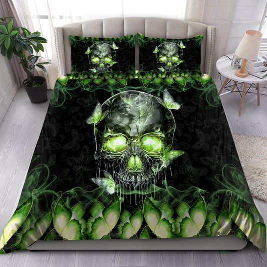 Skull & Butterfly Bedding Set HAC210702-NM-Bedding Set-NM-Twin-Vibe Cosy™