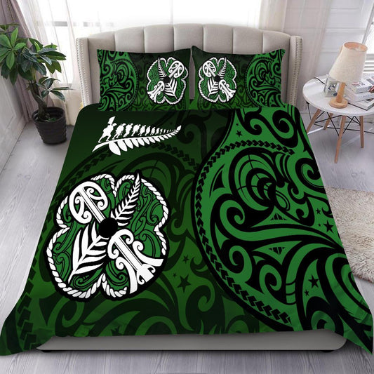 Green New Zealand Aotearoa Bedding Set by SUN HAC230601S