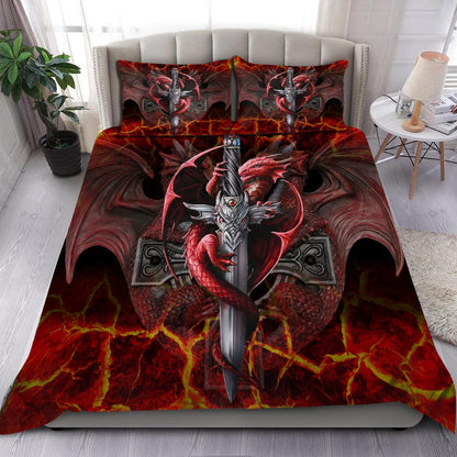 Dragon Sword Bedding Set HAC020703-NM-Bedding Set-NM-Twin-Vibe Cosy™