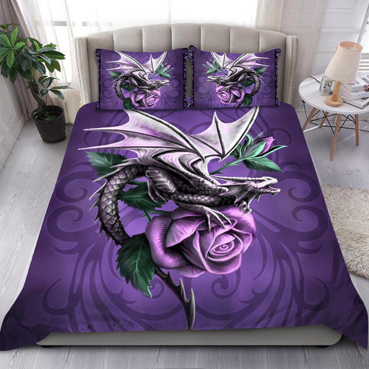 Purple Dragon Art Bedding Set HAC080703-NM-Bedding Set-NM-Twin-Vibe Cosy™