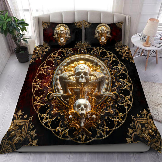 Skull Art Bedding Set HAC180602-NM-Bedding Set-NM-Twin-Vibe Cosy™