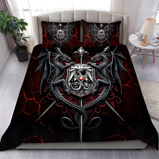 Dragon Armor Art Bedding Set HAC080702-NM-Bedding Set-NM-Twin-Vibe Cosy™