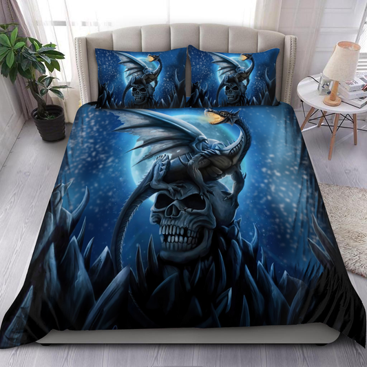Skull And Dragon Bedding Set JJW17082001