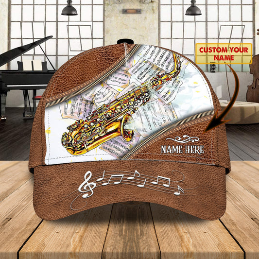Personalized Saxophone 3D Printed Cap