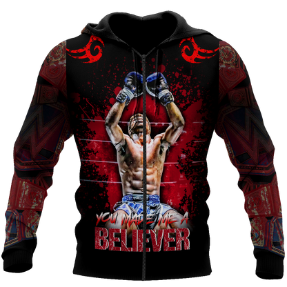 Believer Muaythai Kickboxing 3D Printed MH2105201 - Amaze Style™-Apparel