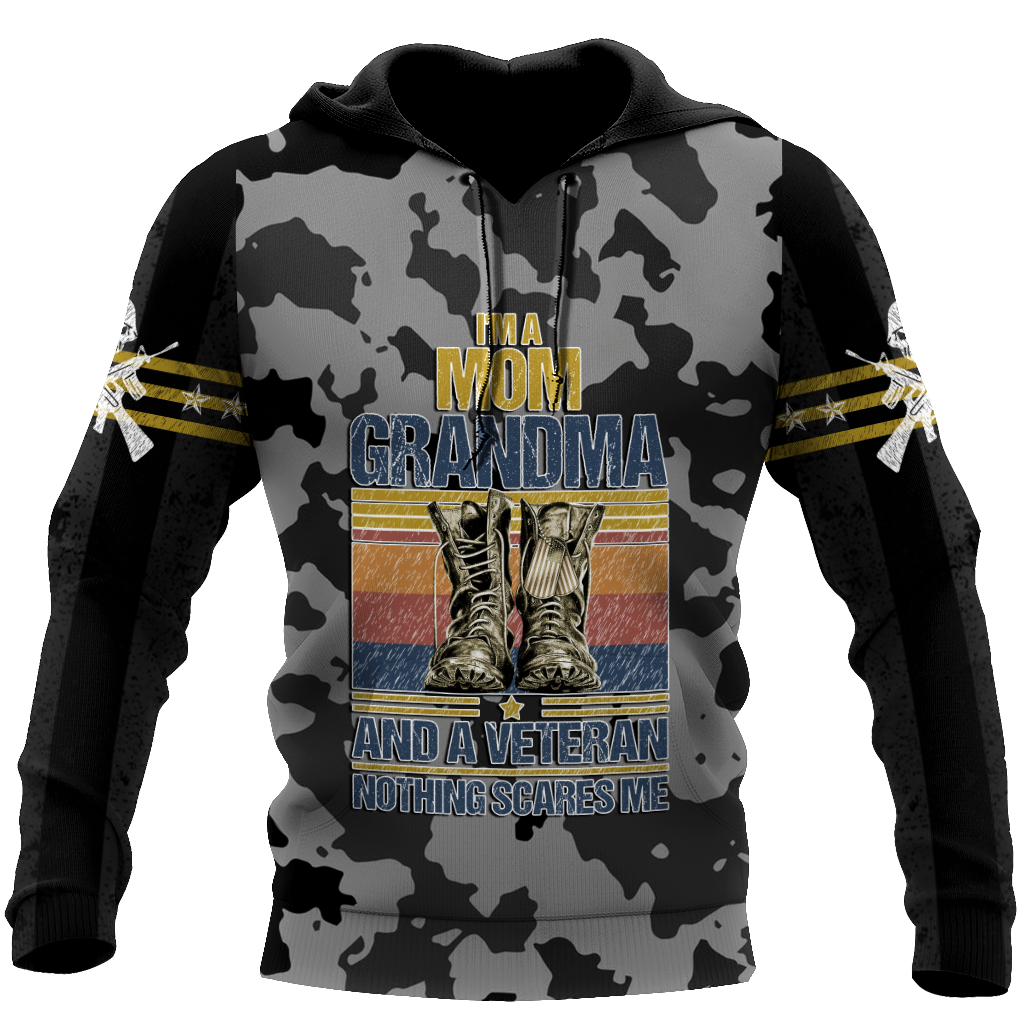 I'm a Mom Grandma and a veteran 3d all over printed shirts for men and women MH190520S - Amaze Style™-Apparel