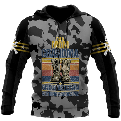 I'm a Mom Grandma and a veteran 3d all over printed shirts for men and women MH190520S - Amaze Style™-Apparel