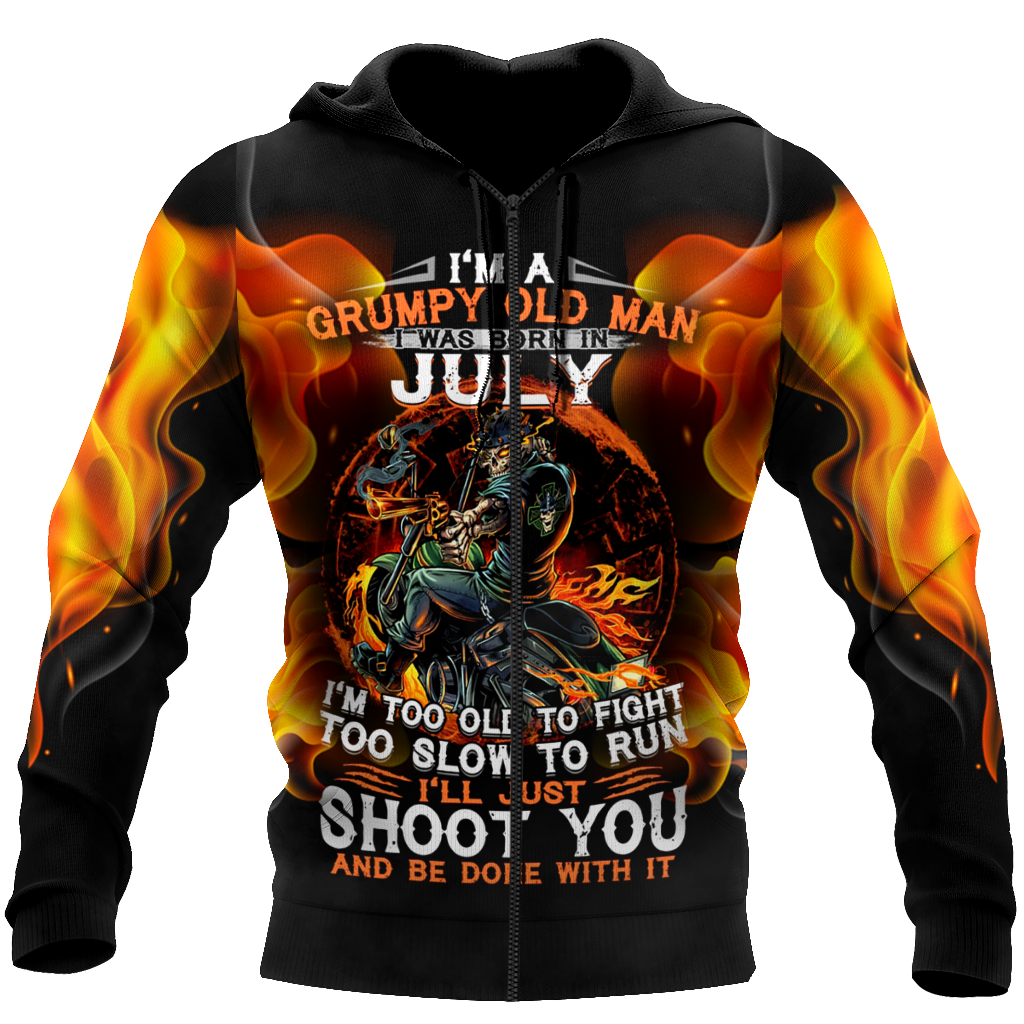 Old man with a gun MH2505201 - Amaze Style™-Apparel