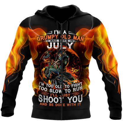 Old man with a gun MH2505201 - Amaze Style™-Apparel