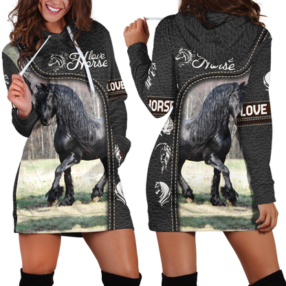 Love Horse 3D All Over Printed Shirts Pi220401 - Amaze Style™-Apparel