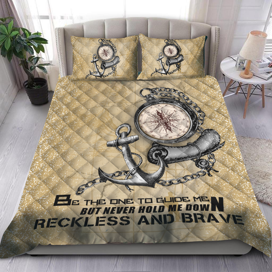 Proud Seaman Meaningful Tattoo unique 3d design Quilt Bedding Set