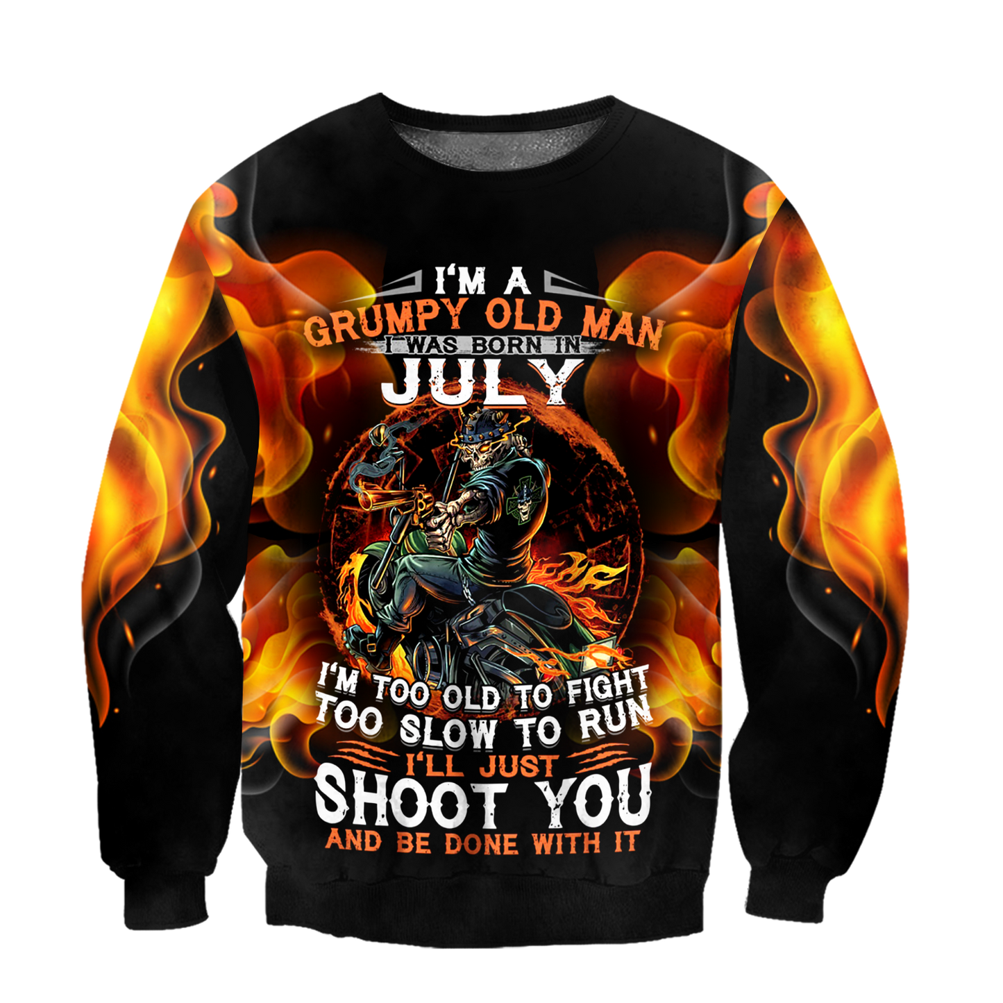 Old man with a gun MH2505201 - Amaze Style™-Apparel