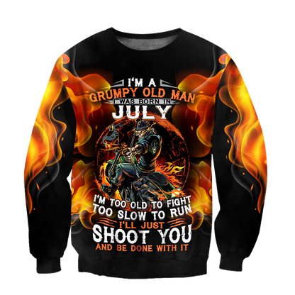 Old man with a gun MH2505201 - Amaze Style™-Apparel