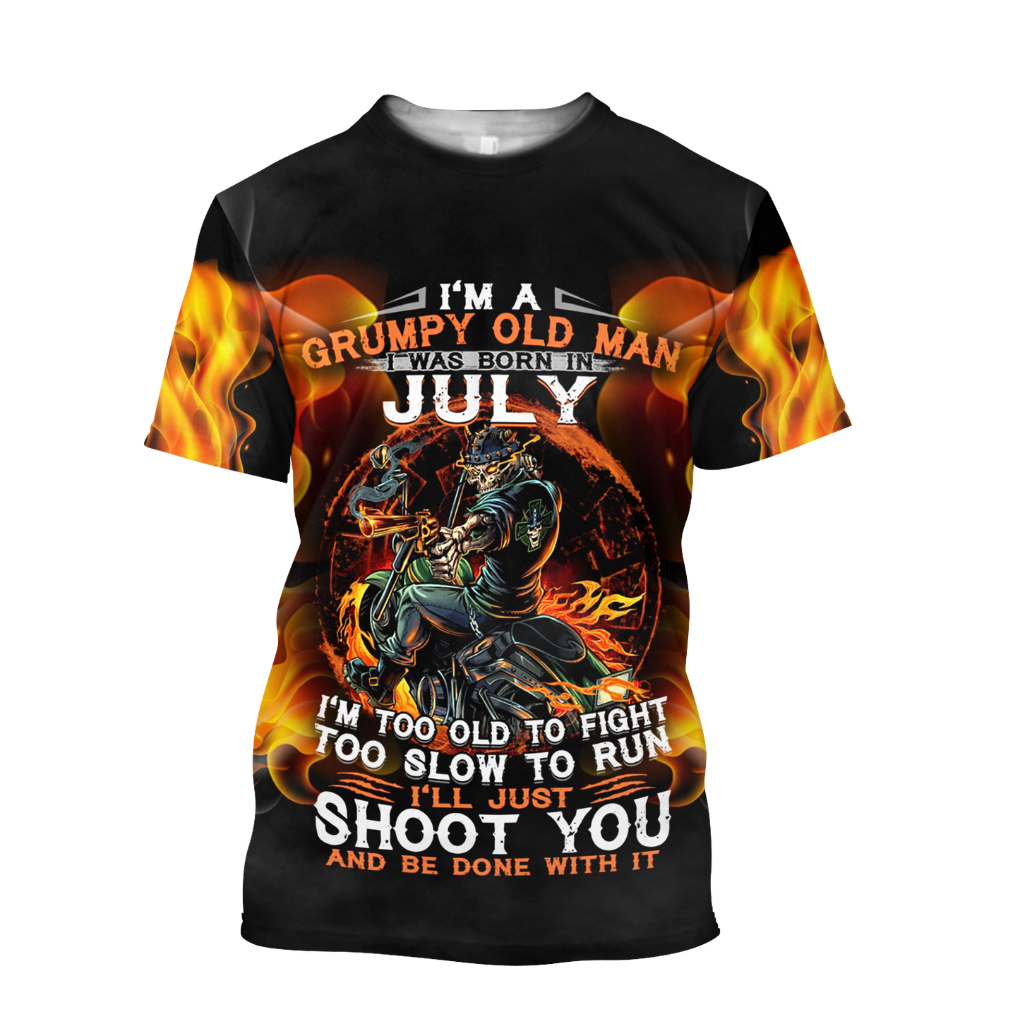 Old man with a gun MH2505201 - Amaze Style™-Apparel