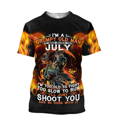 Old man with a gun MH2505201 - Amaze Style™-Apparel