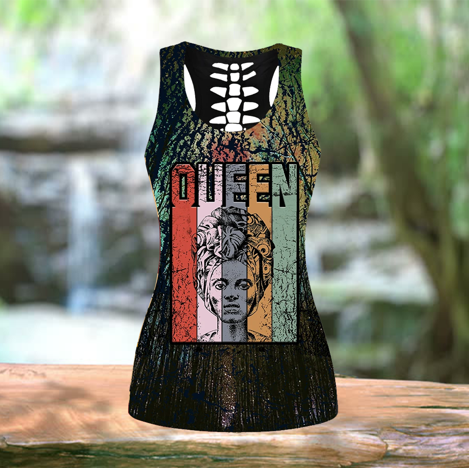 Queen African Culture Legging & Tank top ML240604-Apparel-ML-No Legging-S-Vibe Cosy™