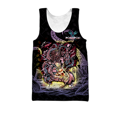 Poseidon Master of the sea Over 3D Printed MH270520-ML - Amaze Style™-Apparel